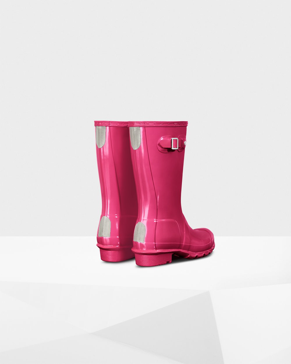 Hunter Niños Original Big Gloss - Botas de Lluvia Rosas Claro - 265-XAMZBN